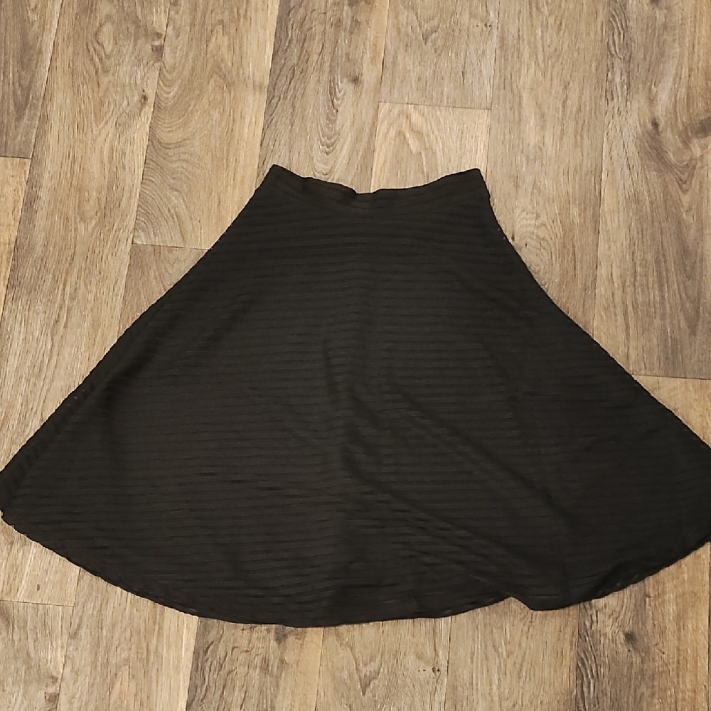 Silhouette Black Skater Skirt